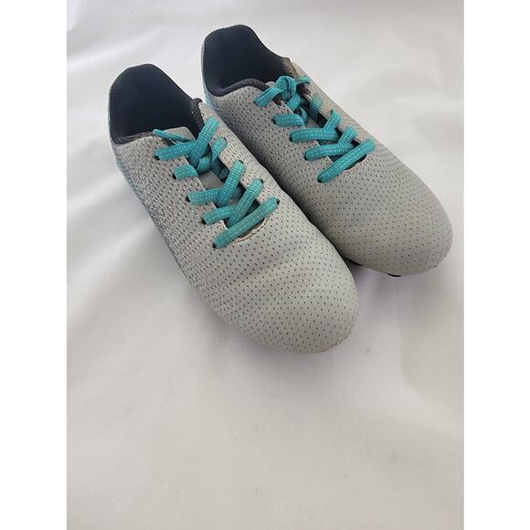 DSG Speed Viper Package Cleat Gray/Teal DSGYP21 Teal Kids Size 1 - Picture 6 of 9